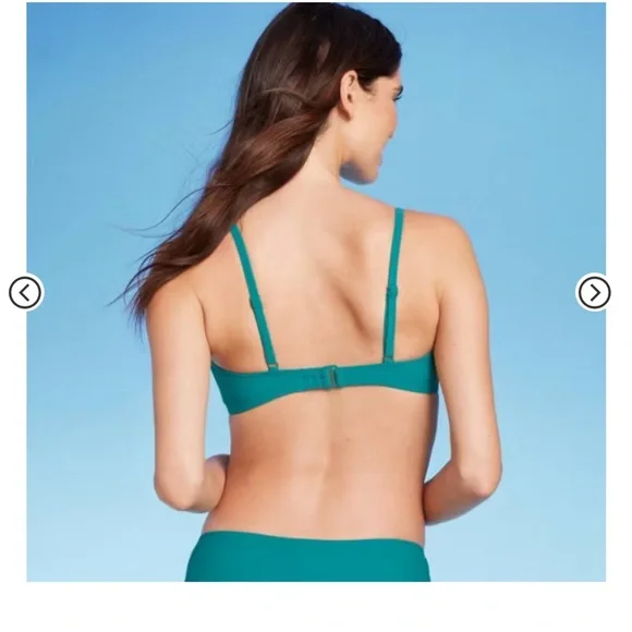 2/$30- Shade shore swim bra teal size 38DD new - Picture 13 of 16